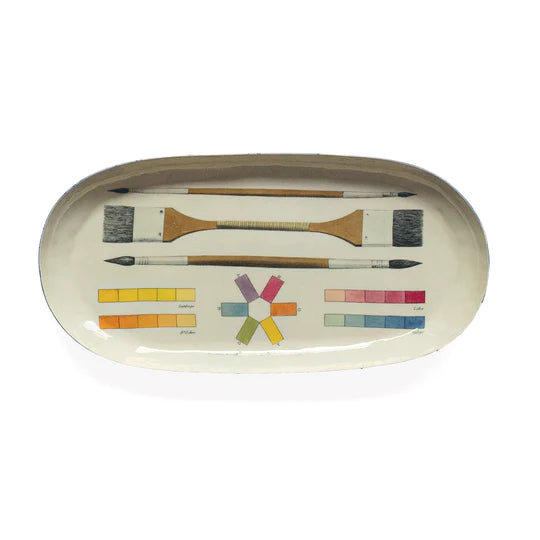 Enamel Printed Tray | Assorted Styles