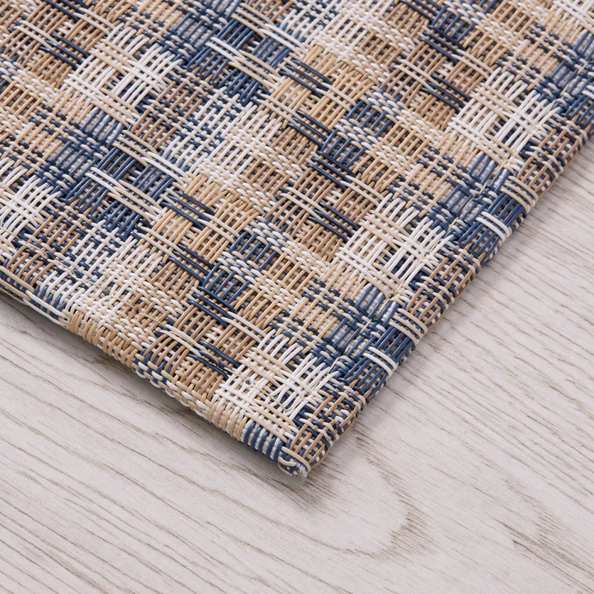 Chilewich Fable Woven Floor Mat - Coast