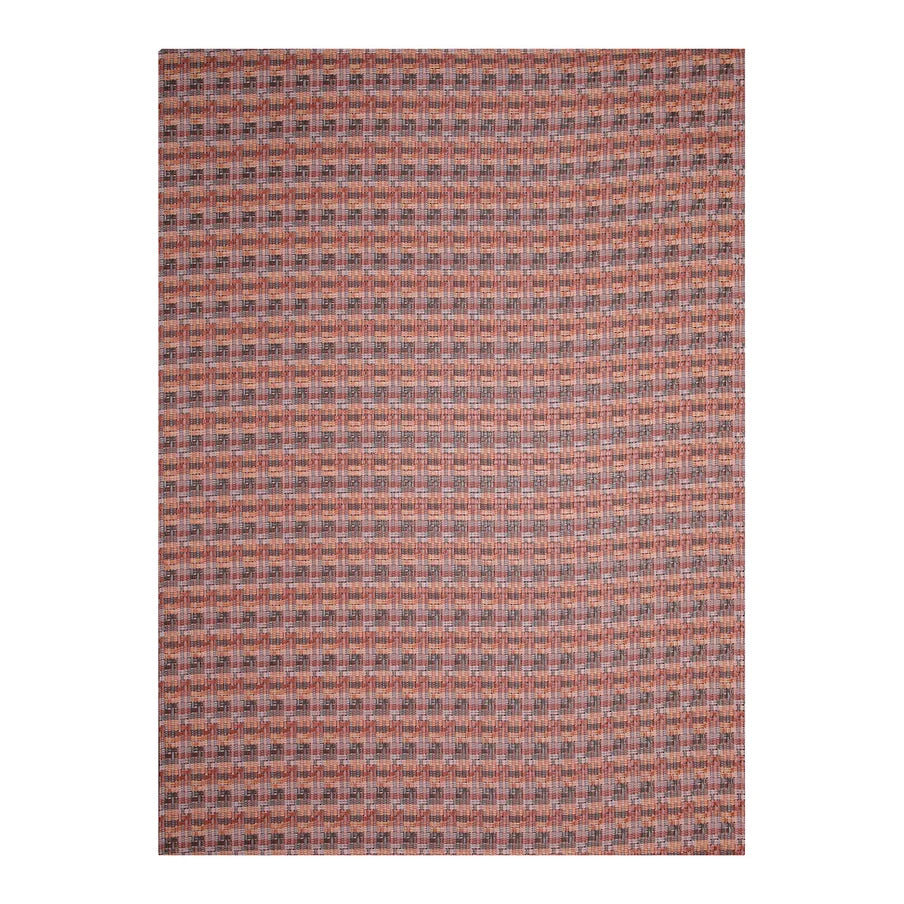 Chilewich Fable Woven Floor Mat | Sorbet with rich textured, multi-tonal woven stripes