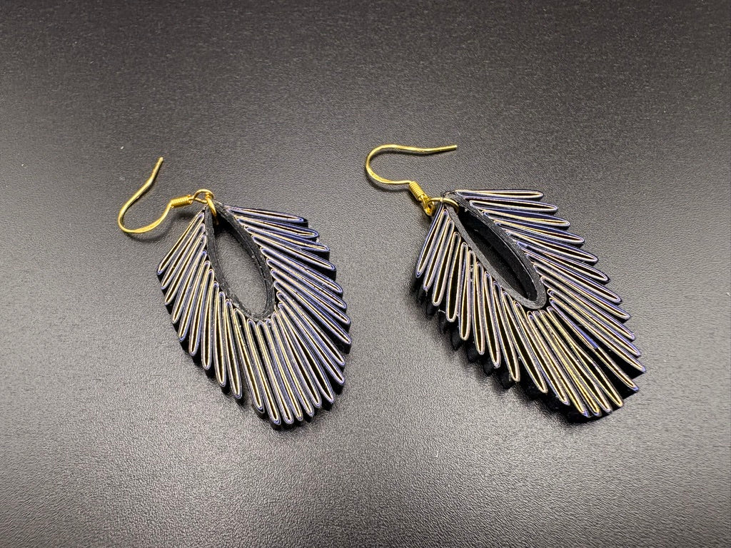 Breeze Chic | Bright Feather Earrings