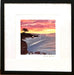 Acrylic painting titled 'California View 3, Black's Beach 2026' by Leah Rose, showcasing the beauty of California's diverse landscapes in a 6x6" size, framed to 12.5x12.5".