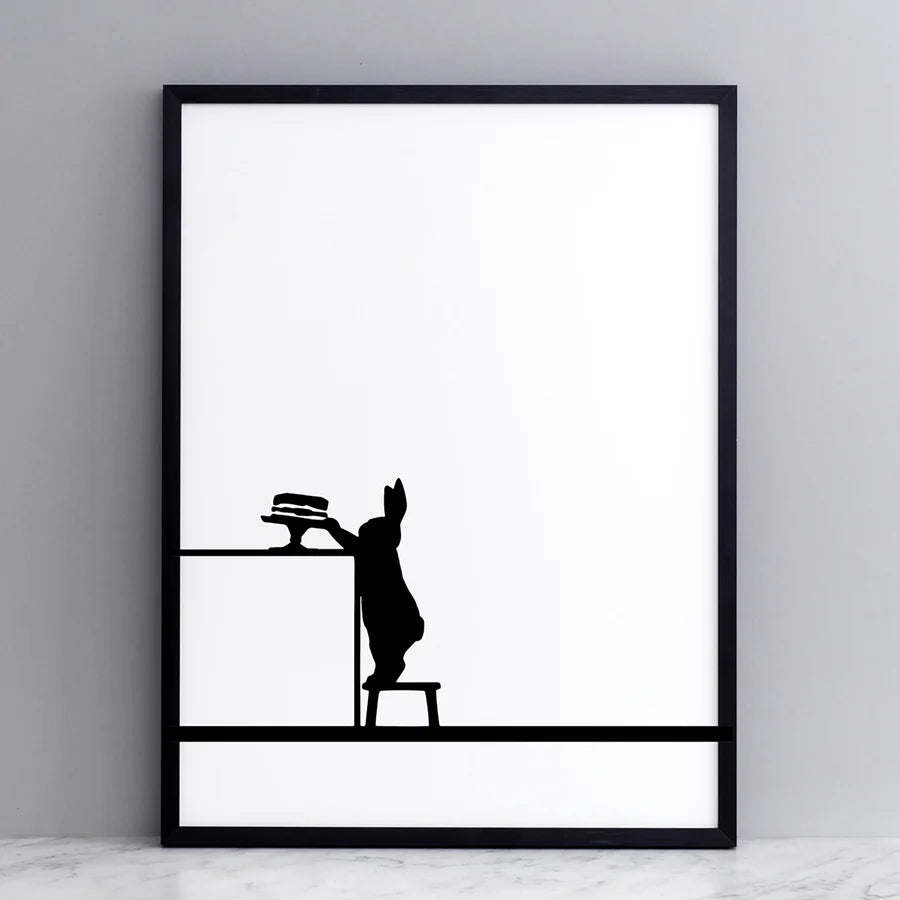 Rabbit Screen Print by HAM Made — ARTISANS & agency