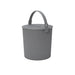 Hachiman Bucket | New Grey lidded storage bucket in gray, stackable for indoor and outdoor use