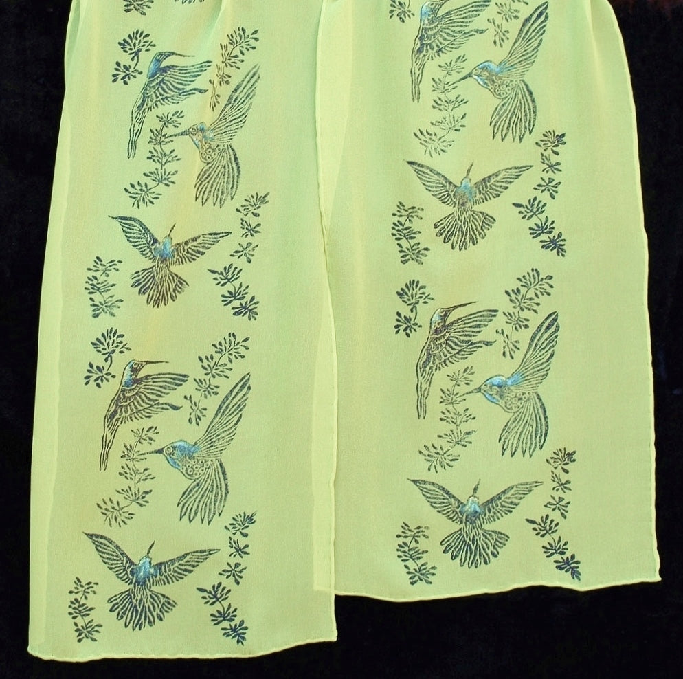 Hummingbird Fiesta Scarf