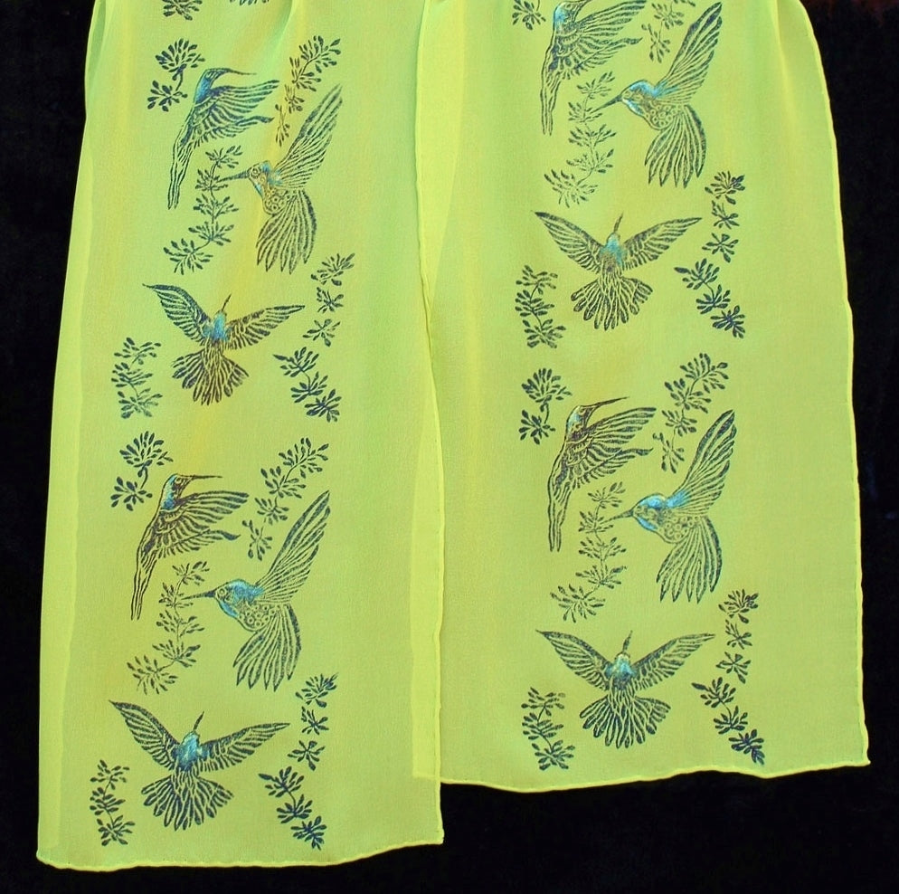 Hummingbird Fiesta Scarf