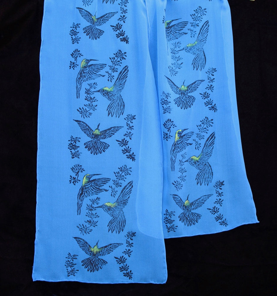 Hummingbird Fiesta Scarf