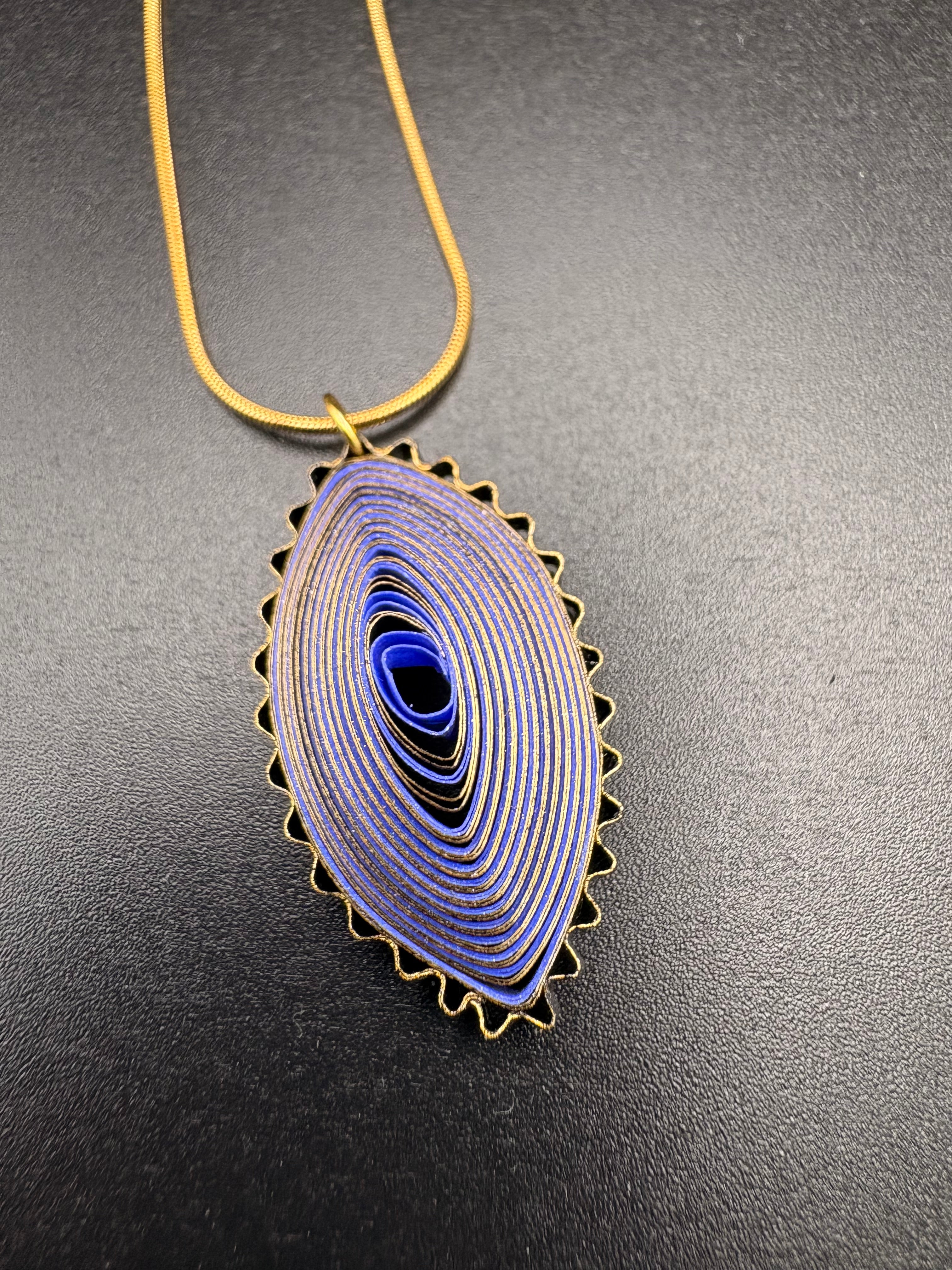 Breeze Chic | Violet Almond Necklace