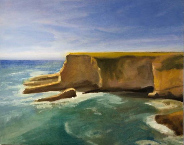 Ocean Bluff painting