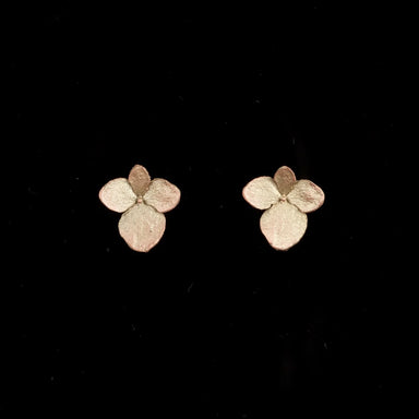 hydrangea petal earrings