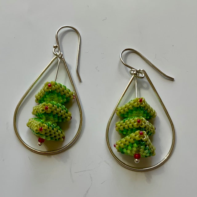 Light Green Earrings