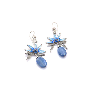blue gemstone earrings