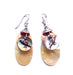oyster dangle earrings