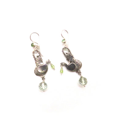 teapot gemstone earrings