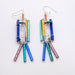 wire earrings with beads
