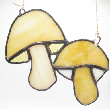 mushroom stained glass
