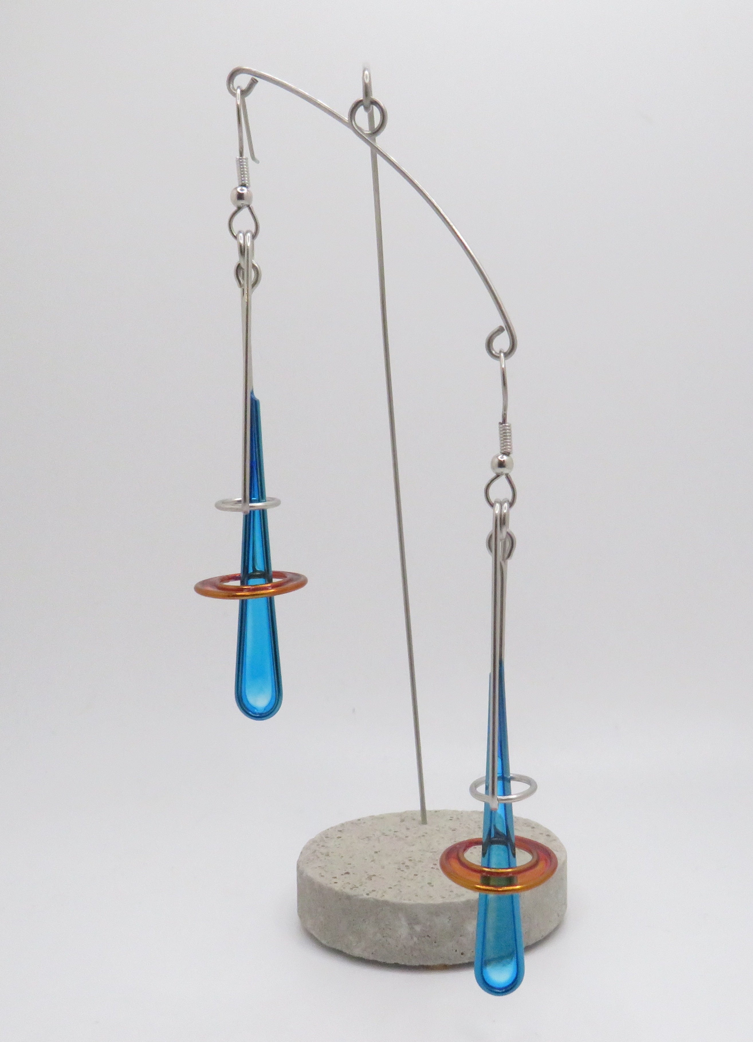 Encircled Pendulum Earrings
