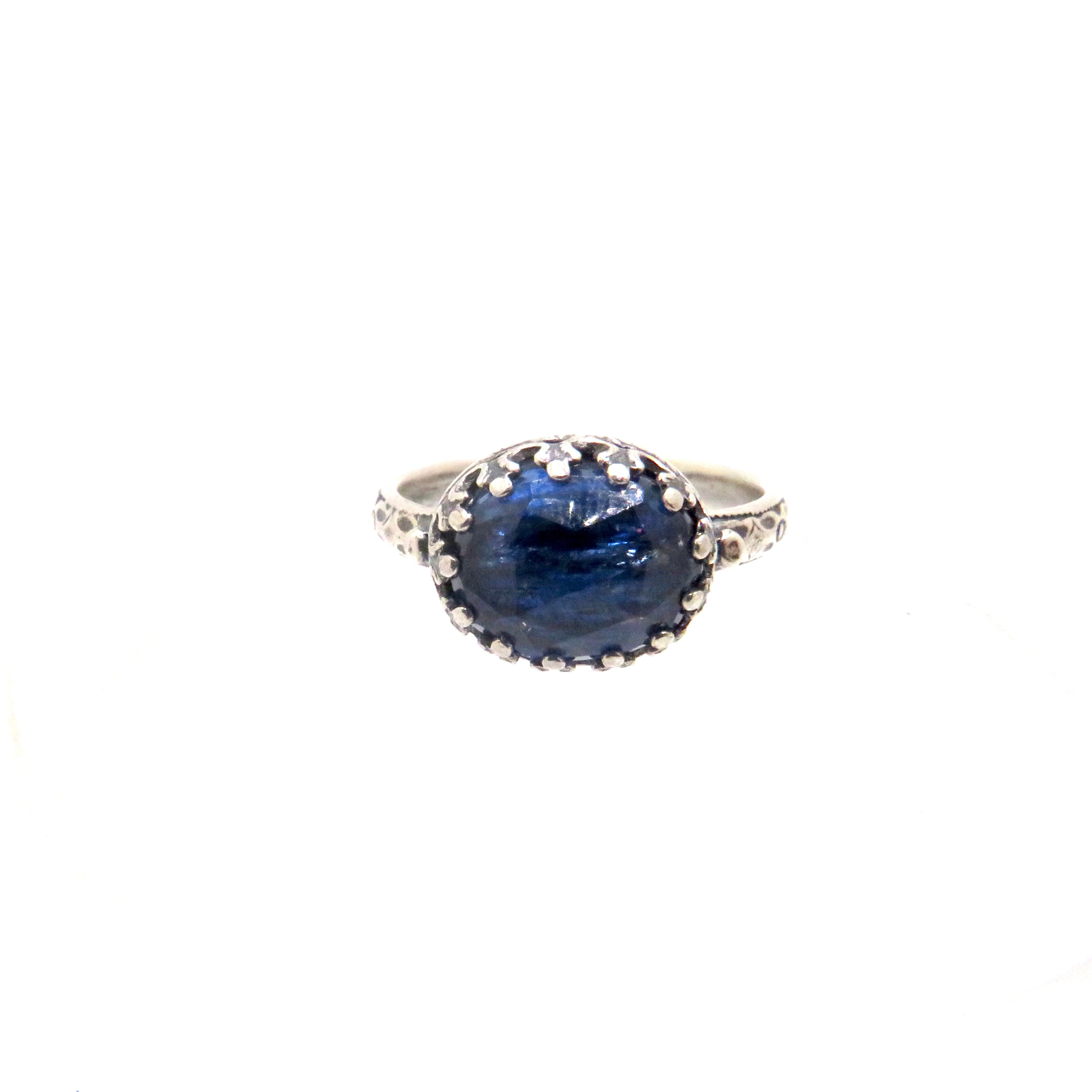 Kyanite and Sterling Silver Ring