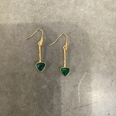 Triangle Drop Stick Earrings