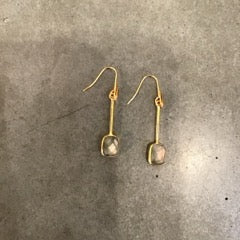 Stick Square Drop Earrings