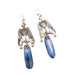 pearls and drop enamel drop earrings