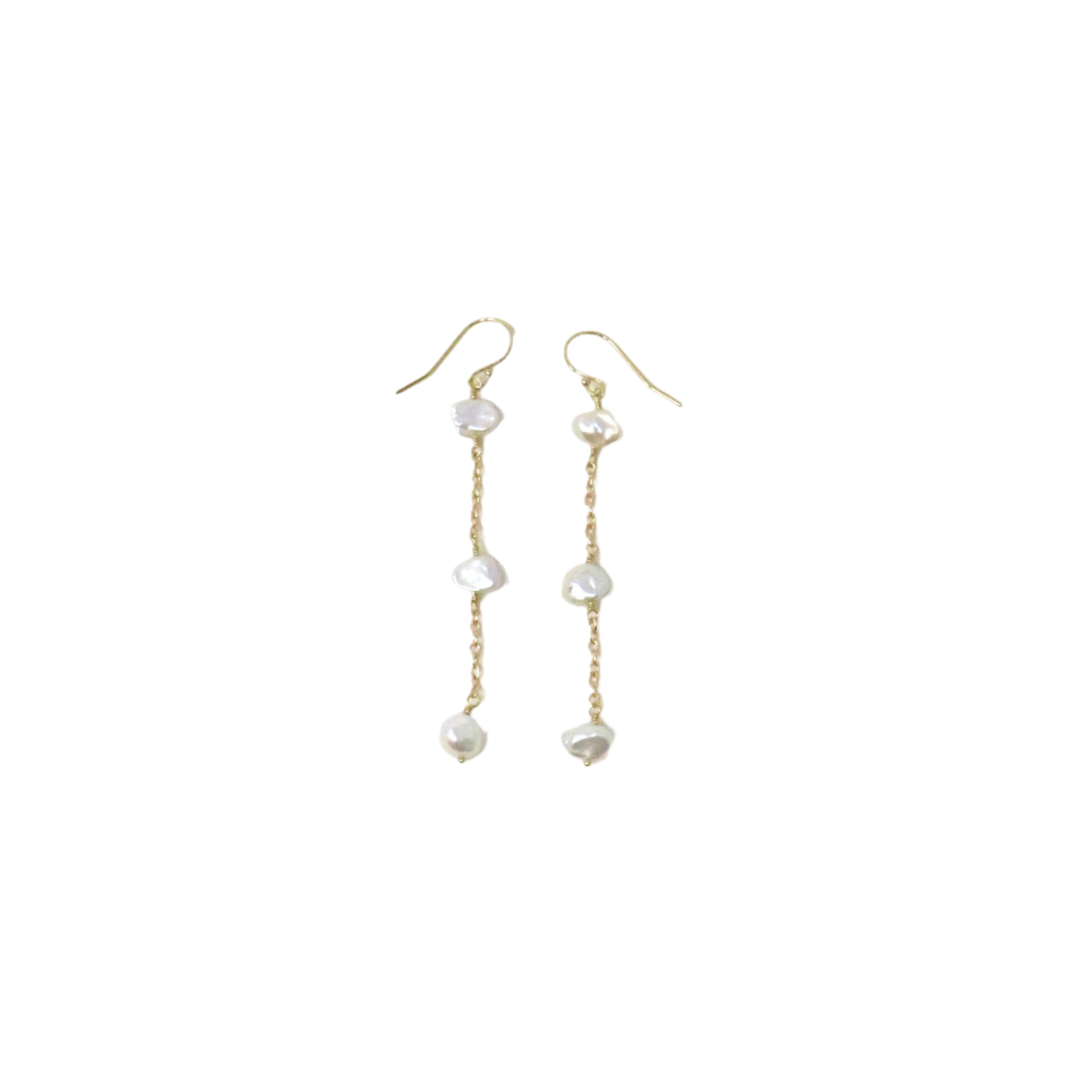 Keshi Pearl Earrings