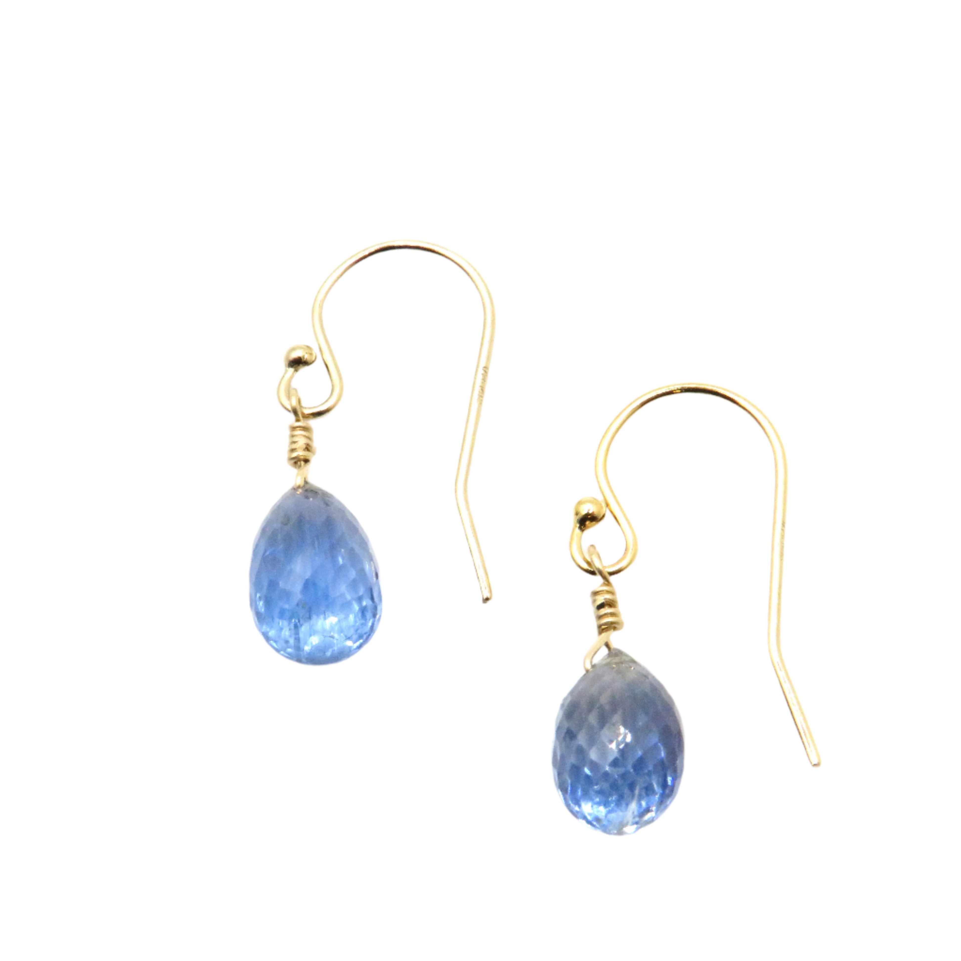 Kyanite Gold Fill Earrings