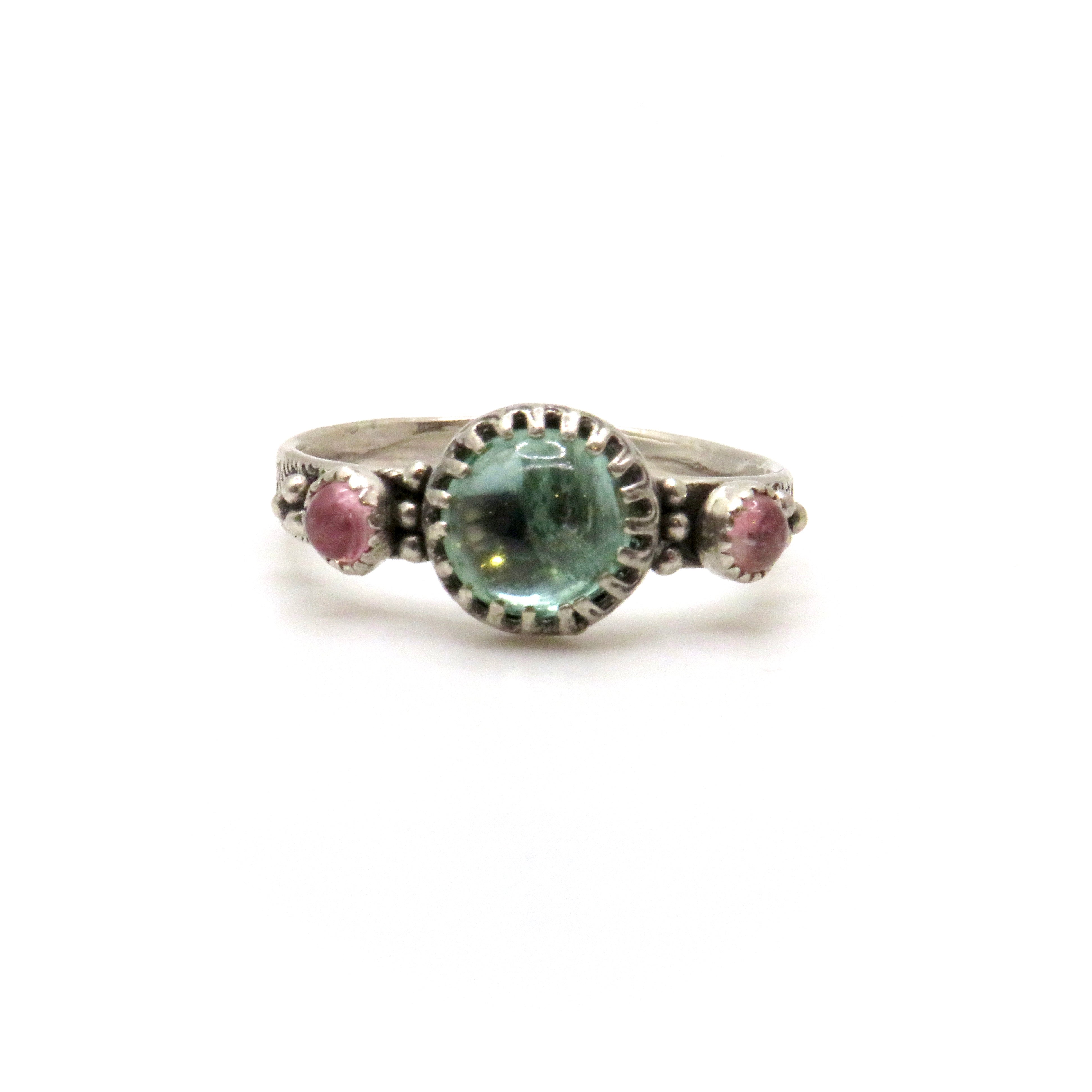 Sterling Silver Tourmaline Ring