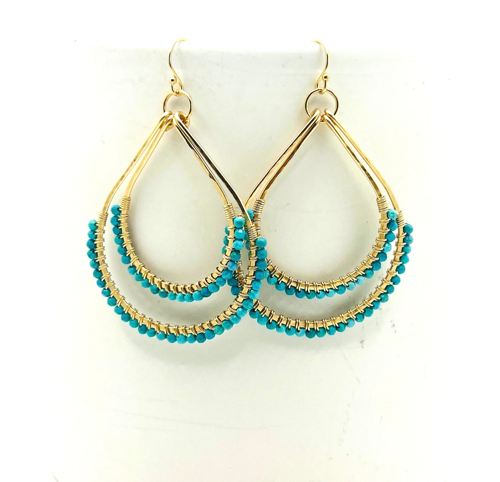 Double Boho Hoops by Lily Hudson, perfect for adding a touch of sass to your ear game while still looking as classy as a caffeinated cat in a top hat!