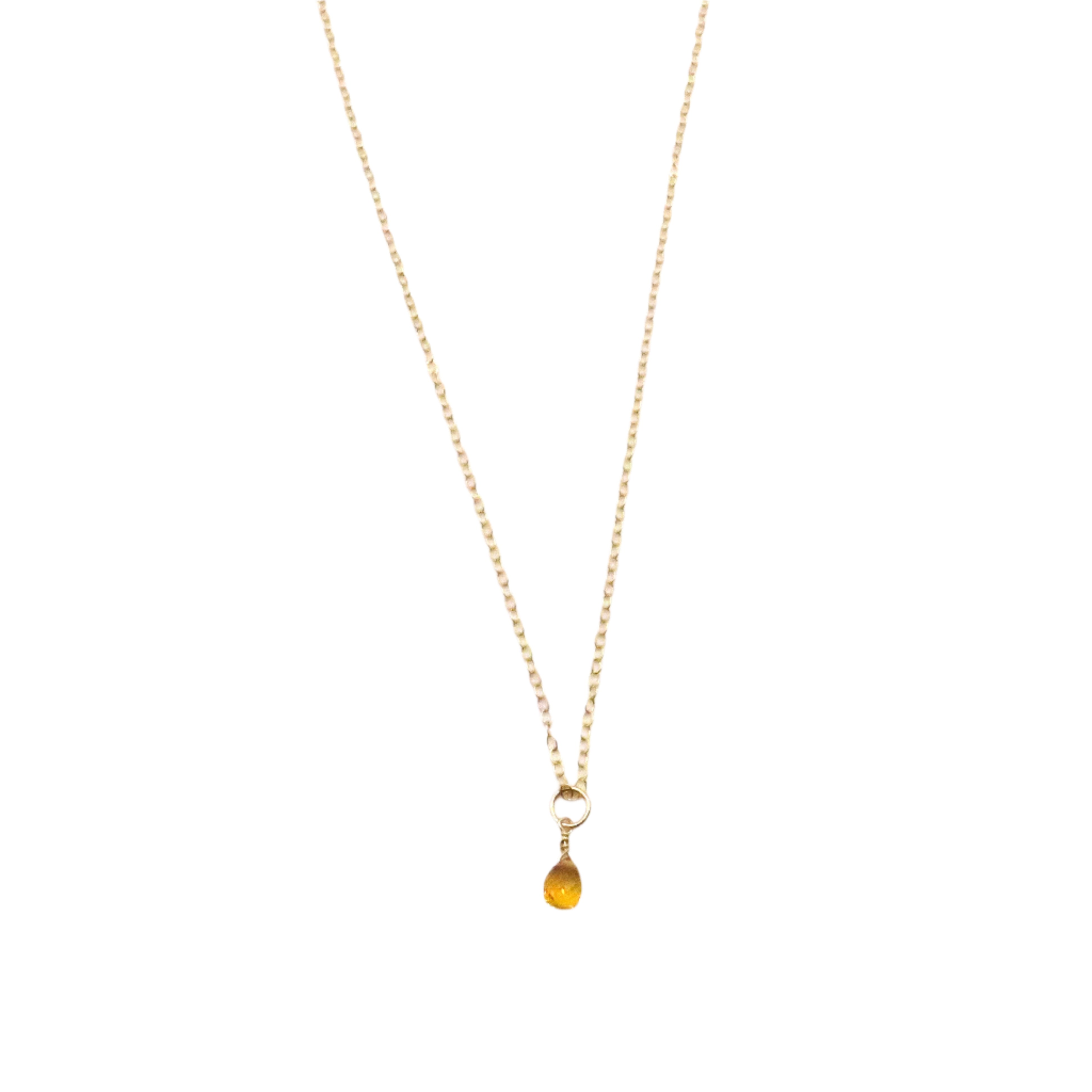 Yellow Sapphire Necklace