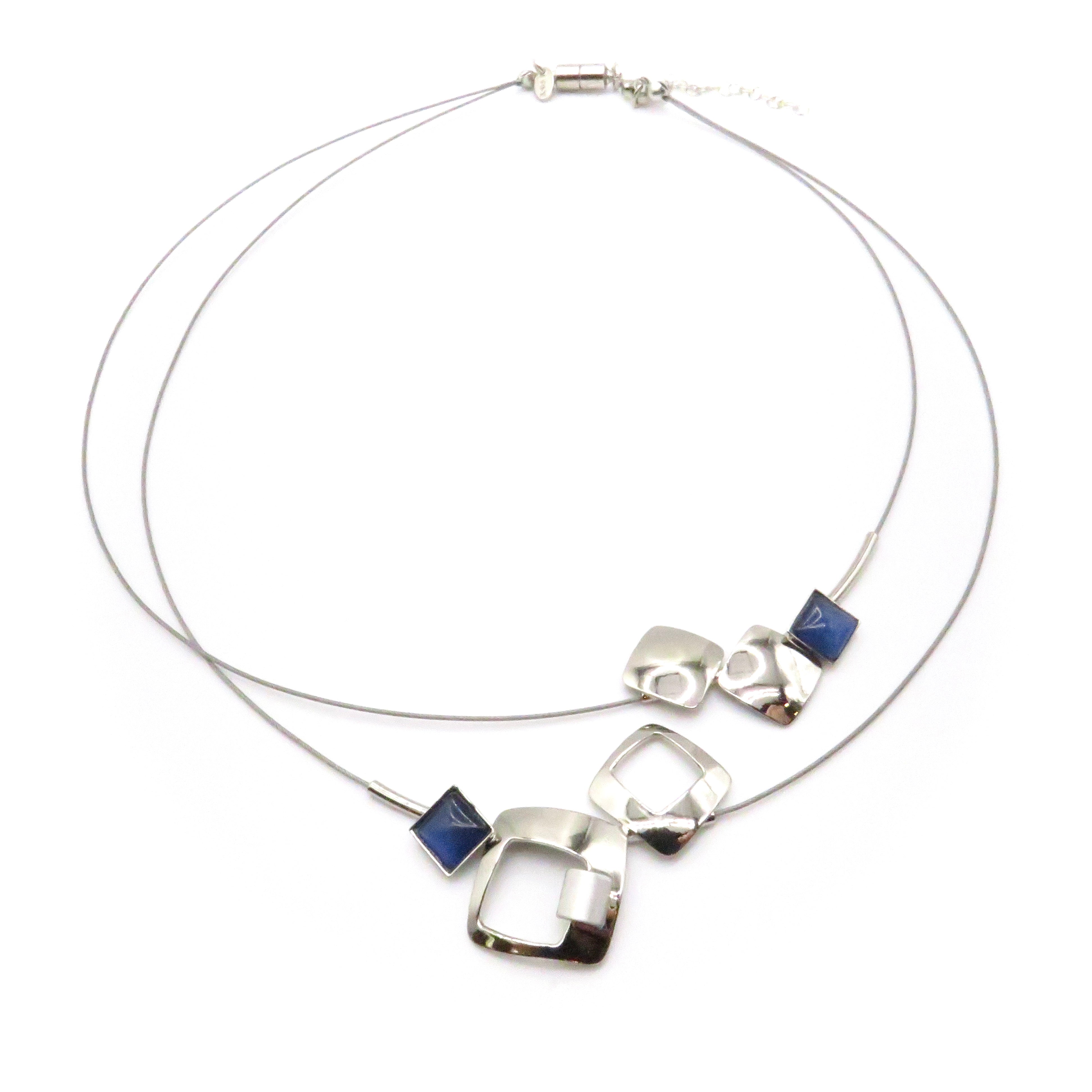 Double Split Wire Necklaces