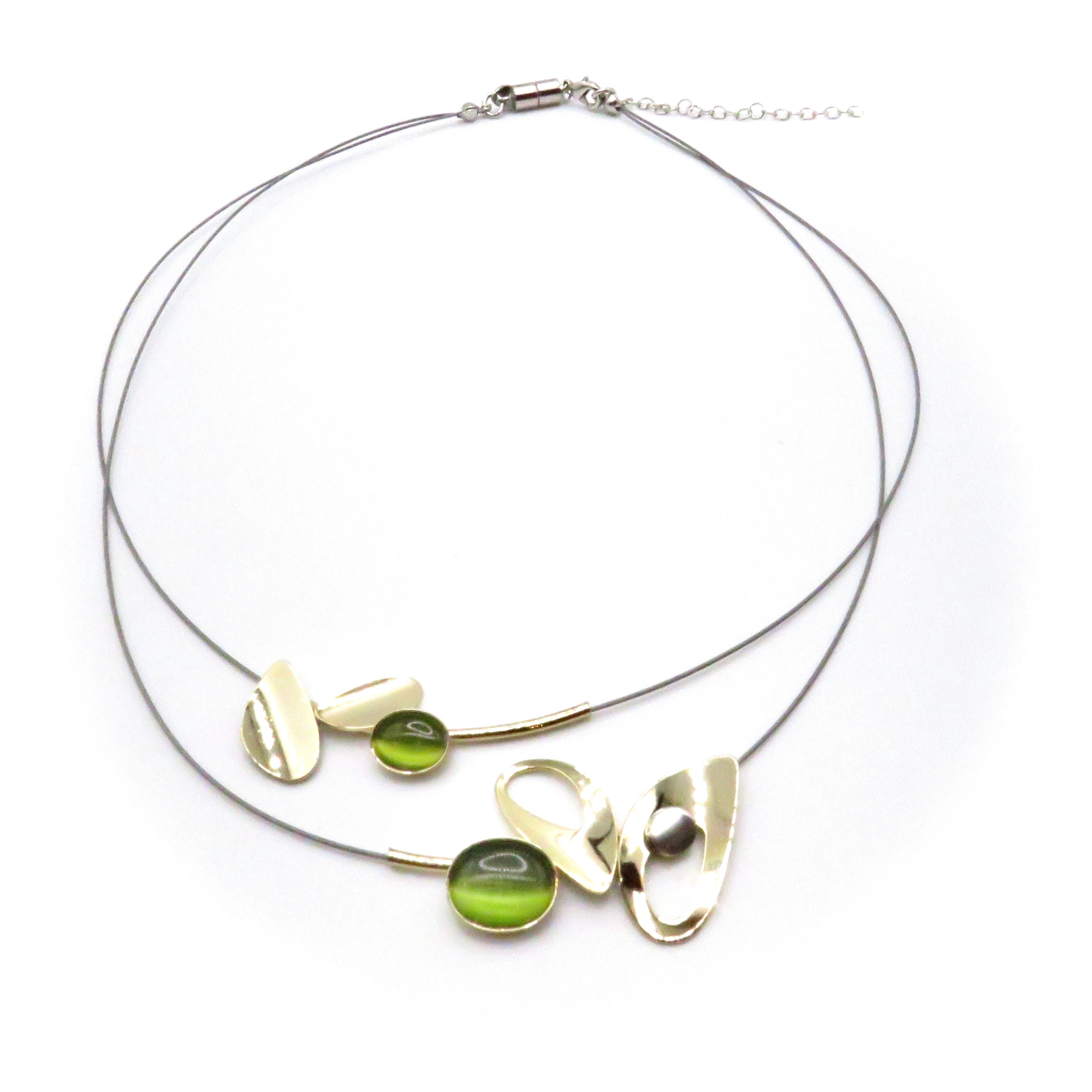 Double Split Wire Necklaces