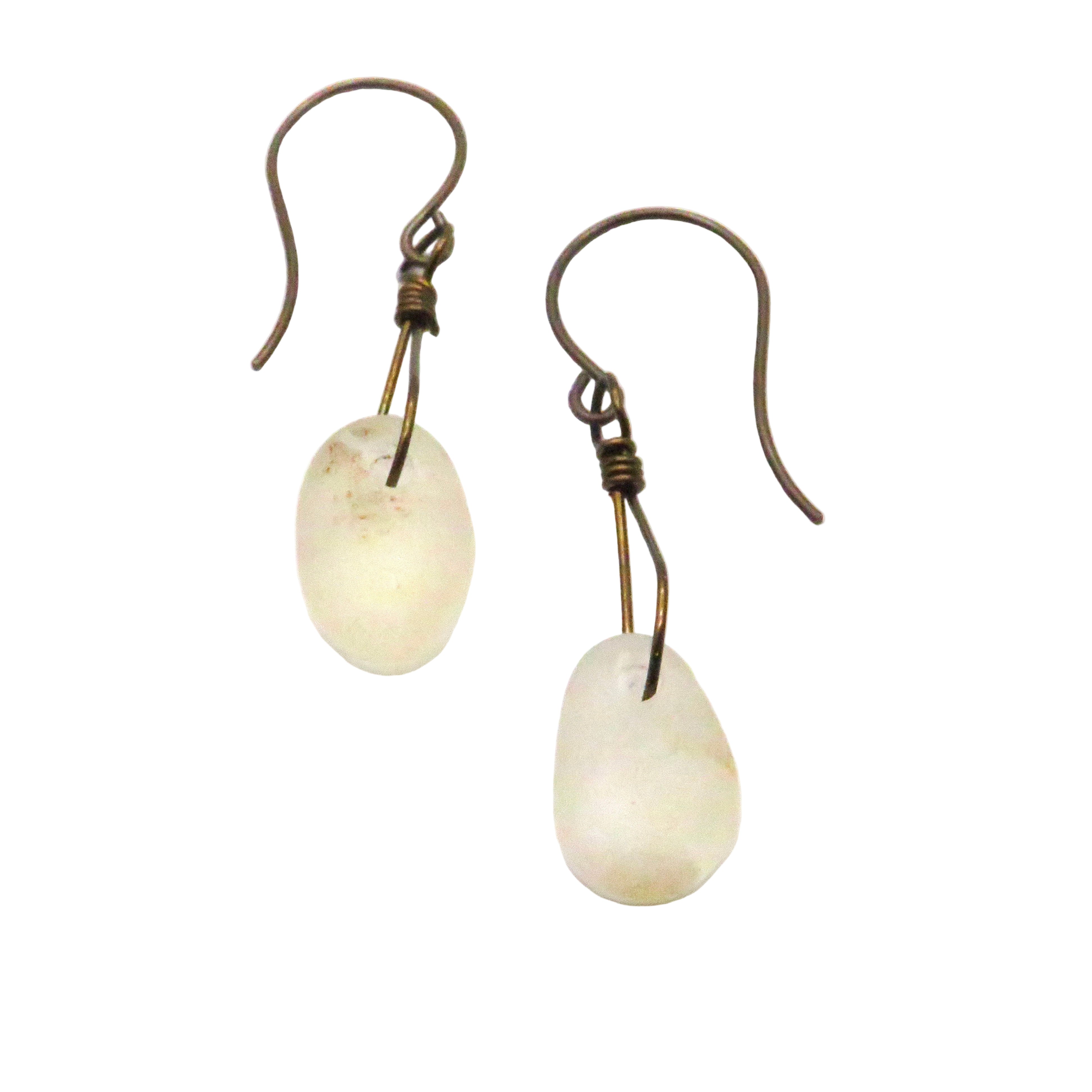 Sea Glass drop earrings