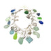 Sea Glass charm bracelet