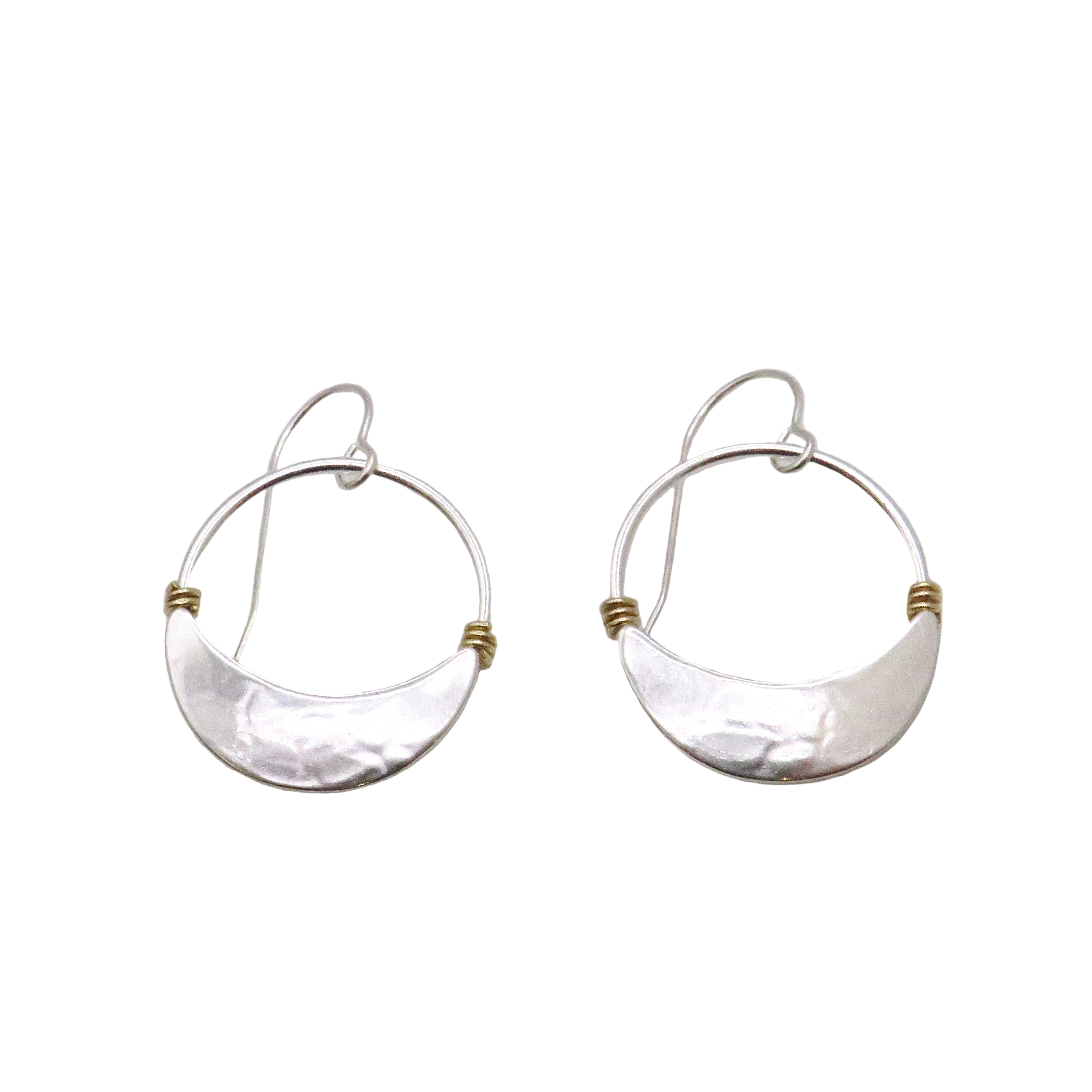 Crescent Hoop Earrings