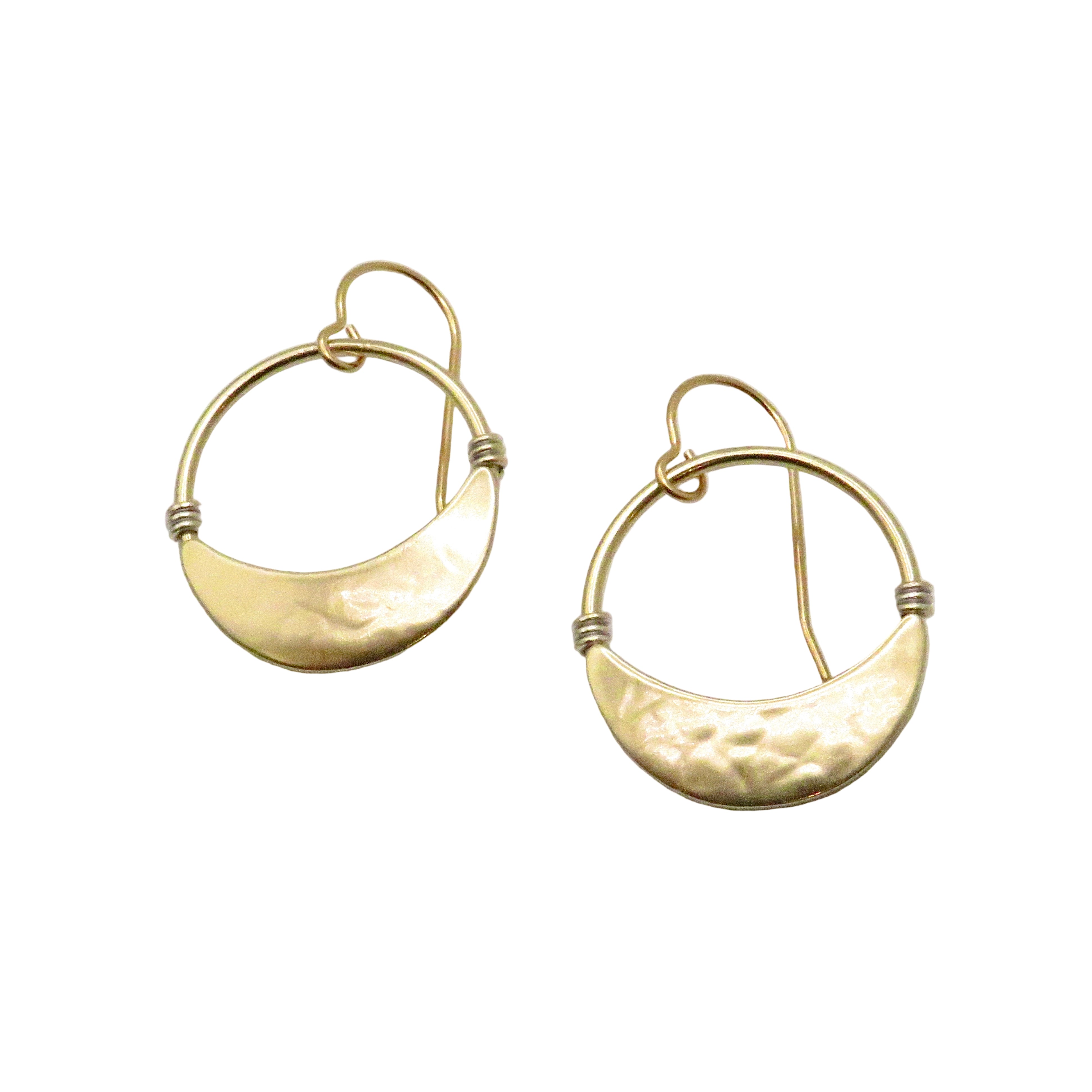 Crescent Hoop Earrings
