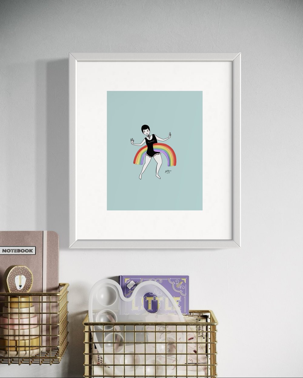 Rainbow Mindy | 8x10