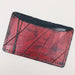 leaf leather card holder