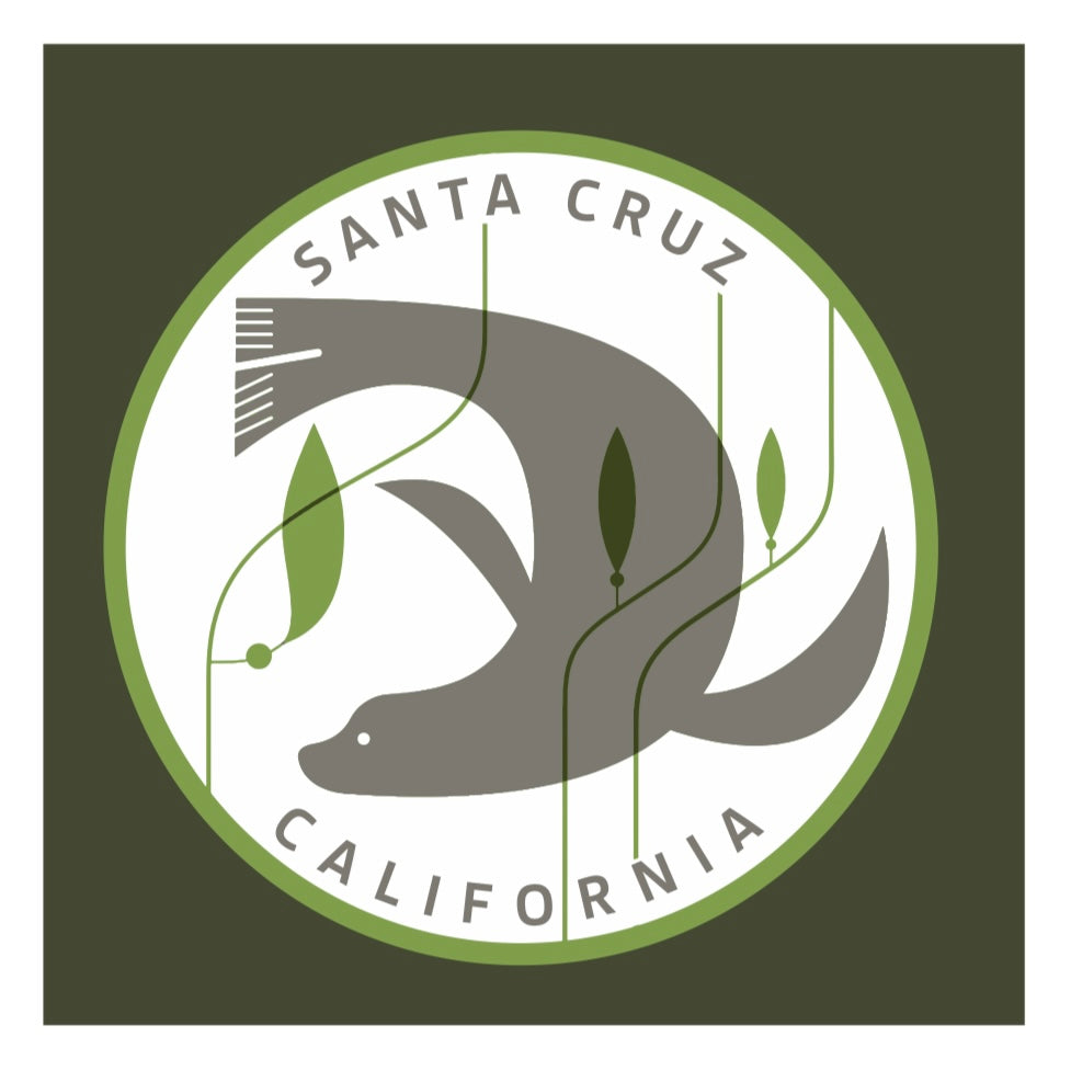 Santa Cruz Seal zip up hoodie