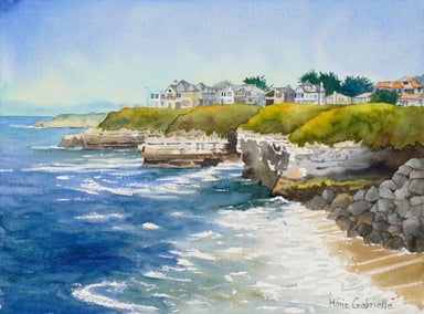 West Side Cliffs painting