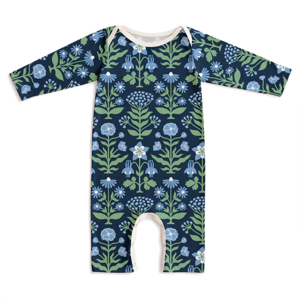 Blockprint Floral Blue & Green | Assorted Kids Clothes