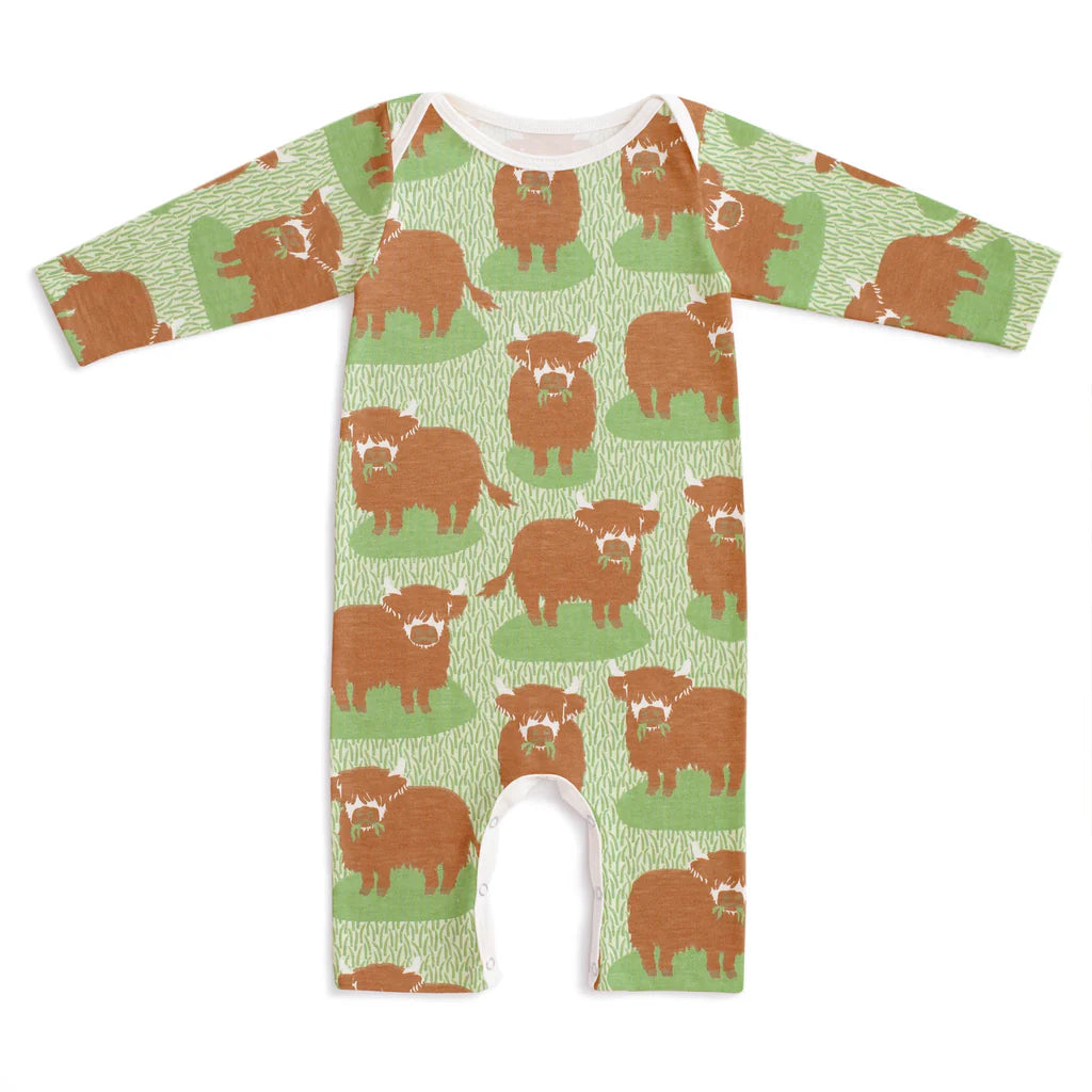 Highland Cows Green | Assorted Kids Clothes