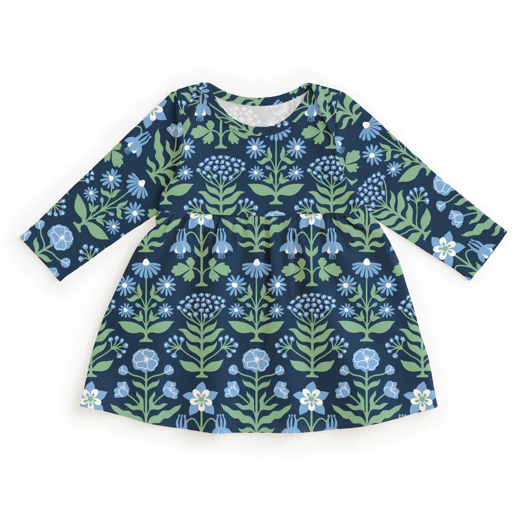 Blockprint Floral Blue & Green | Assorted Kids Clothes