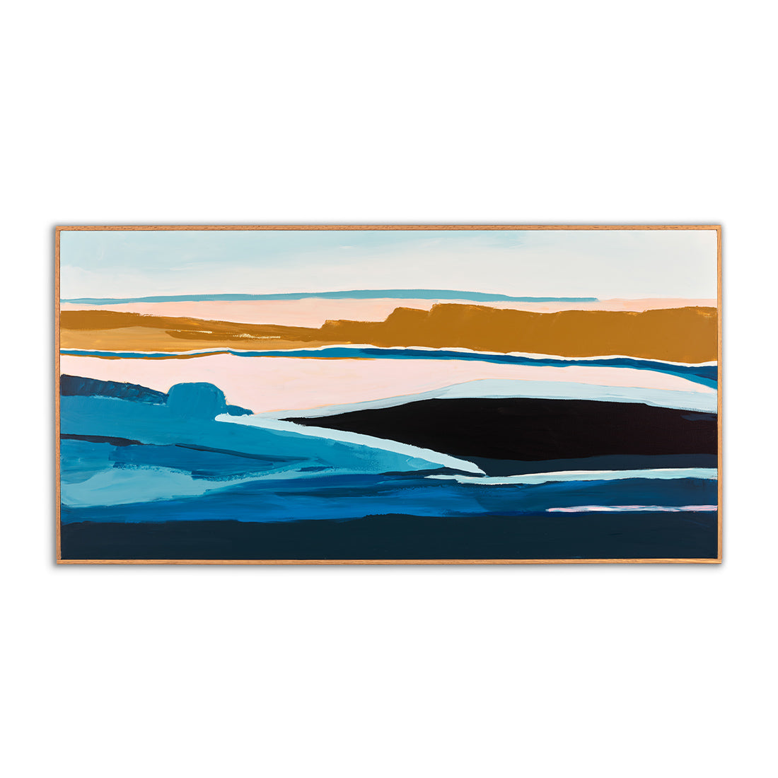 Golden Seascape | Original Painting 24 x 48