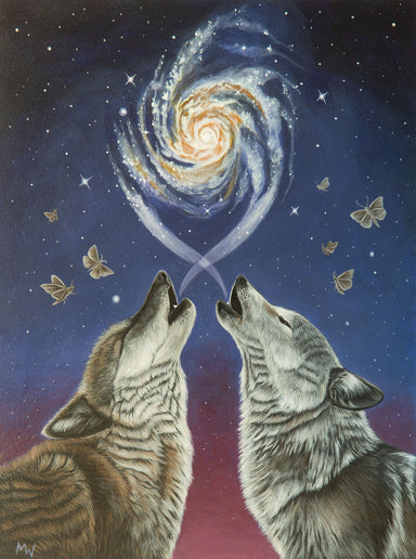 Acrylic artwork titled 'Breathe Life' by Michelle Waters, featuring vibrant colors on a 9” x 12” cradled birch panel.