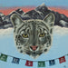 Artwork titled 'Chomolungma' by Michelle Waters, featuring acrylic on cradled birch panel, measuring 9'' x 12''.