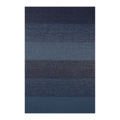 Marbled Shag Mat | Bay Blue by Chilewich, durable indoor-outdoor shag rug with a marbled blue design