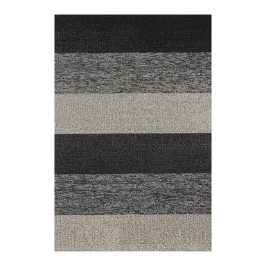 Chilewich Marbled Shag Mat in Salt & Pepper, durable low-maintenance indoor outdoor rug