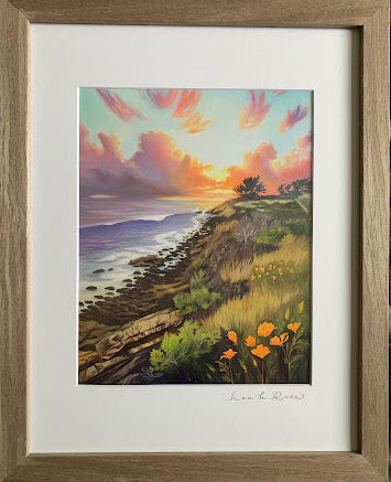 Leah Rose| Mendocino Coast, Giclee Print