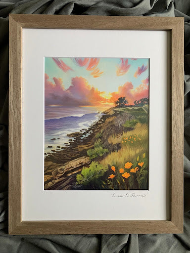 Leah Rose| Mendocino Coast, Giclee Print