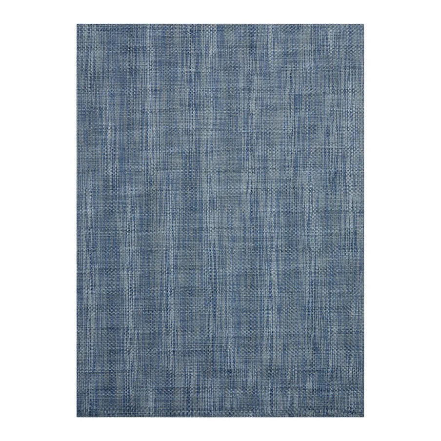 Mini Basketweave Woven Floor Mat | Chambray
